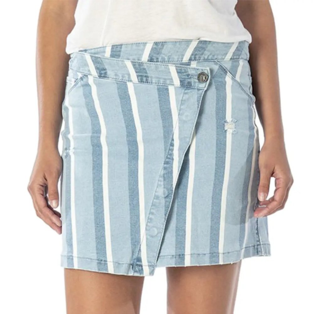 Kut from the Kloth Striped Miniskirt, Size 2